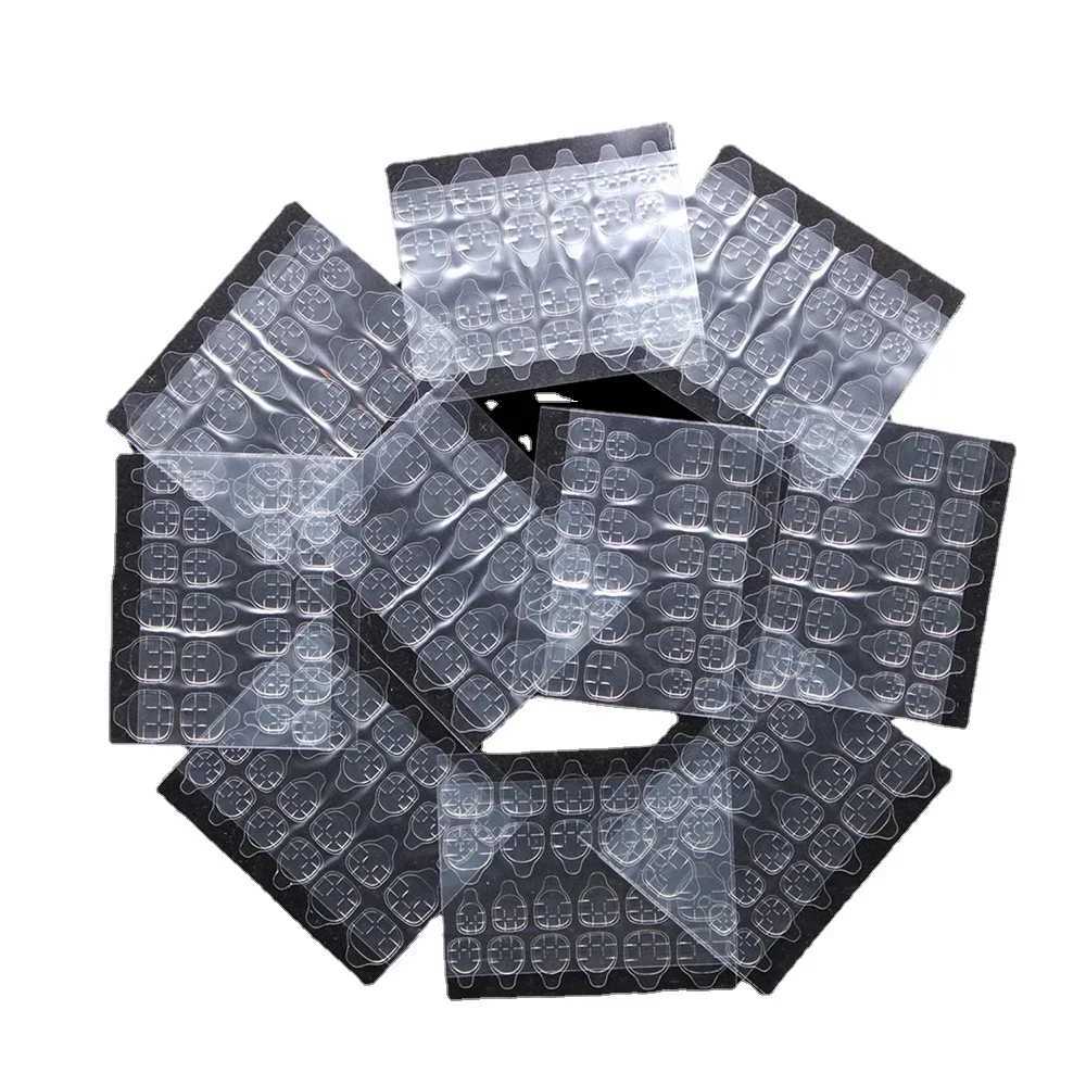 240Pcs/lot Nail Art Adhesive Tapes Glue Sticker Nail Jelly Glue Double Sided False Fake Nail Glue Women Nails Art Tool WholesaleXJ241025