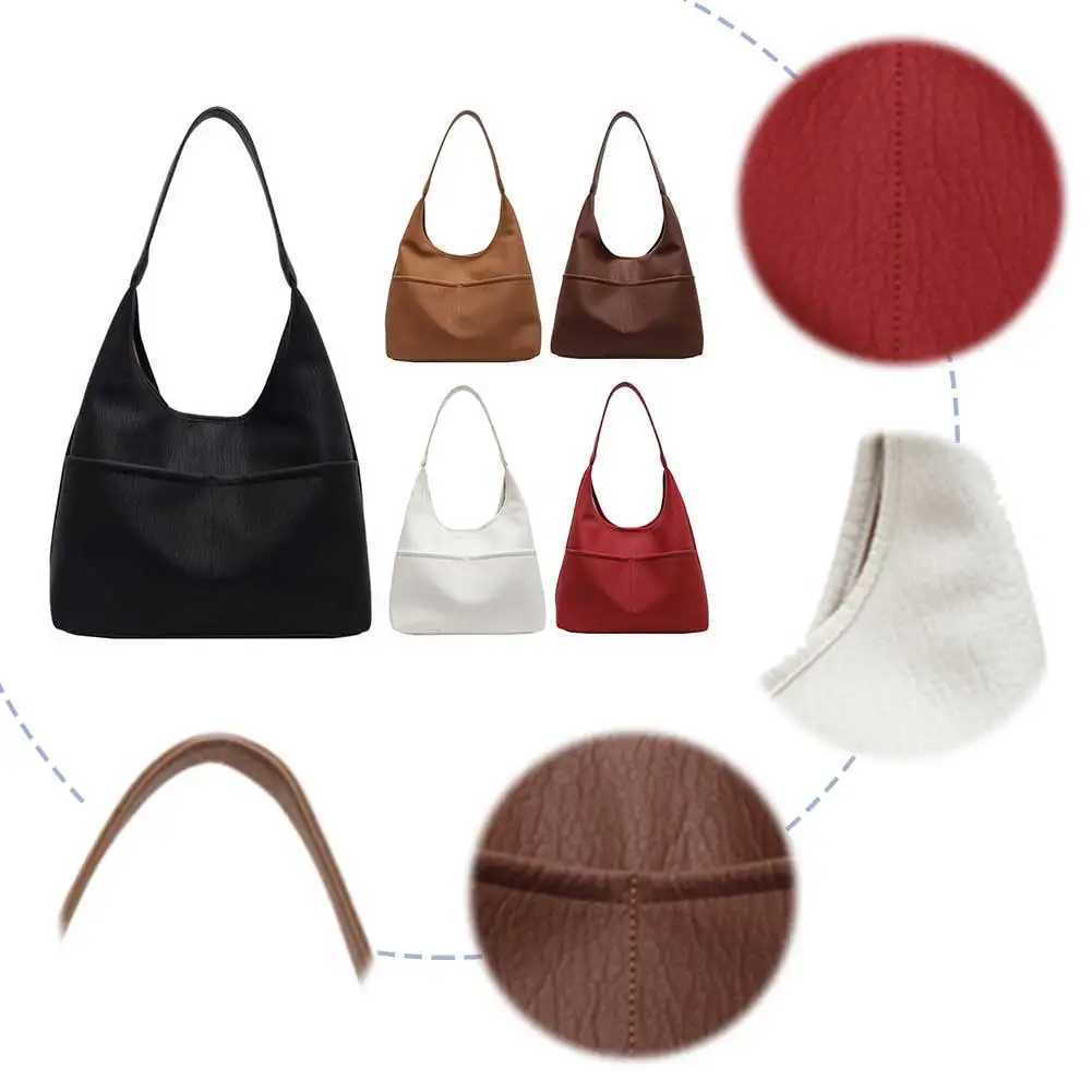 Tote Bag for Women with Interior Pocket Handbag Pu Leather Casual Trendy Hobo Purse Work Travel Shopping 241025