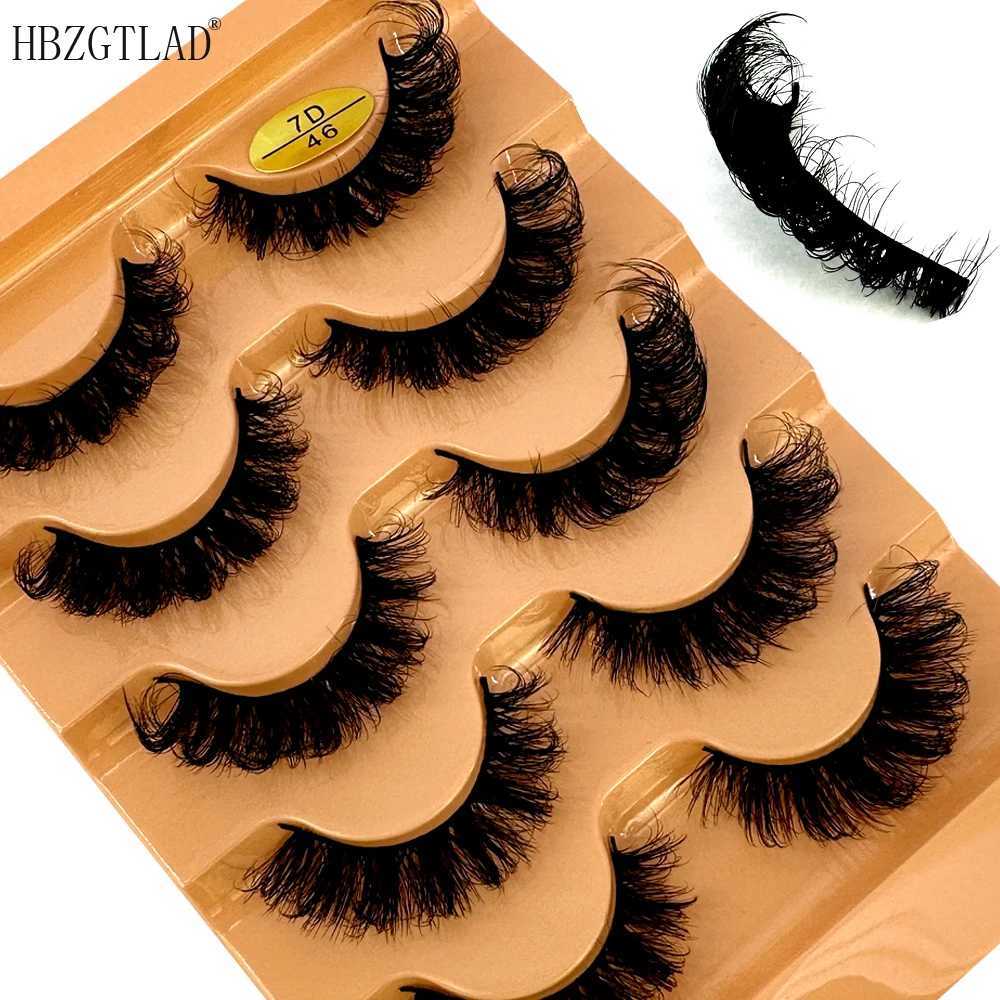 New 5 pairs of classic mixed volume eyelashes have arrived at Wispy D curled short Russian striped eyelashes makeup false eyelashesW241024