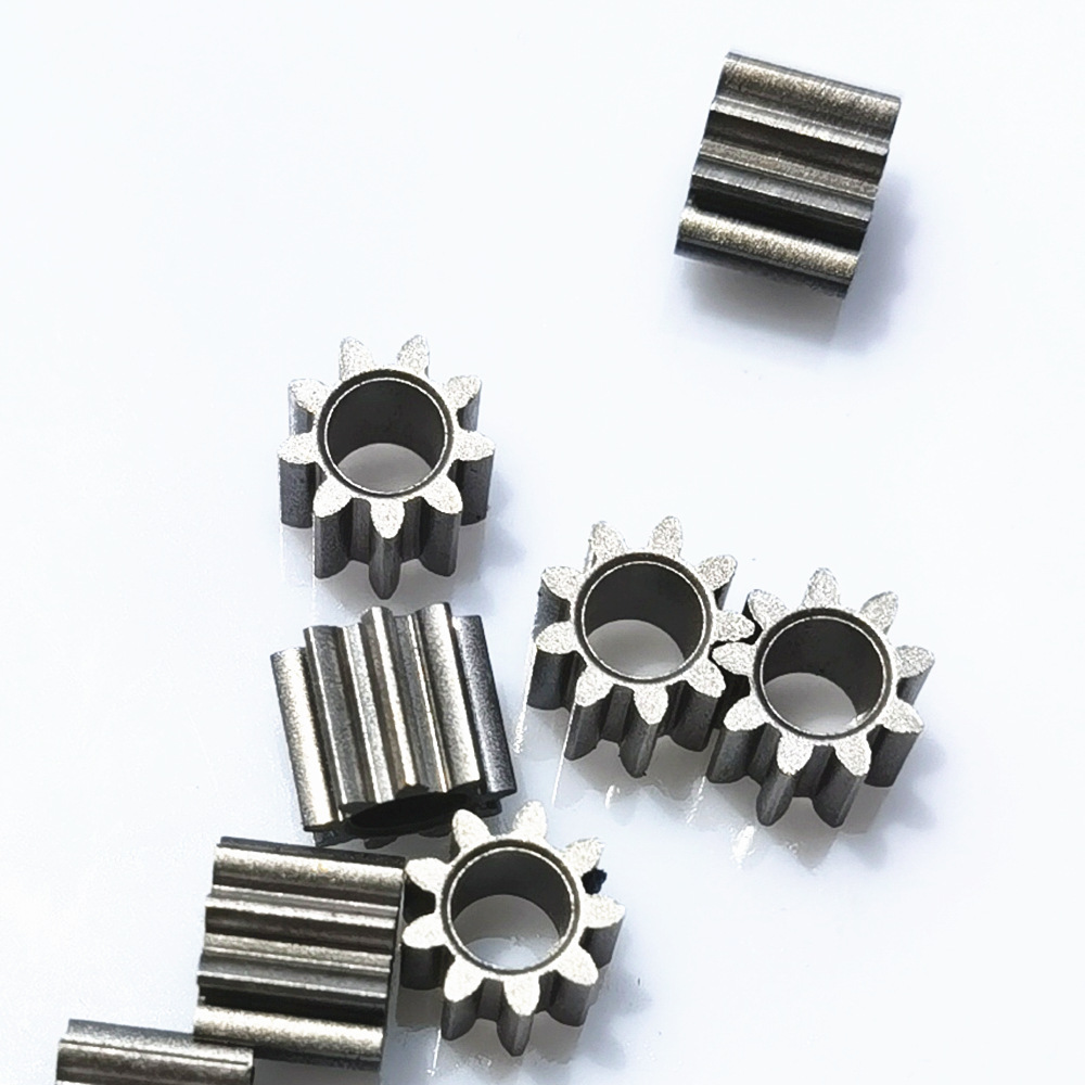 Cylindrical spur gear 1 mold 9 teeth inner diameter 6 powder metallurgy gear iron-based hard tooth surface direct sales