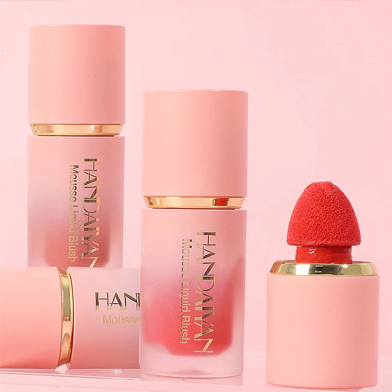 Cheek Liquid Blush Stick Durable Natural Sponge Eye Shadow Matte Moisturizing Waterproof Facial Makeup Cosmetics 241024