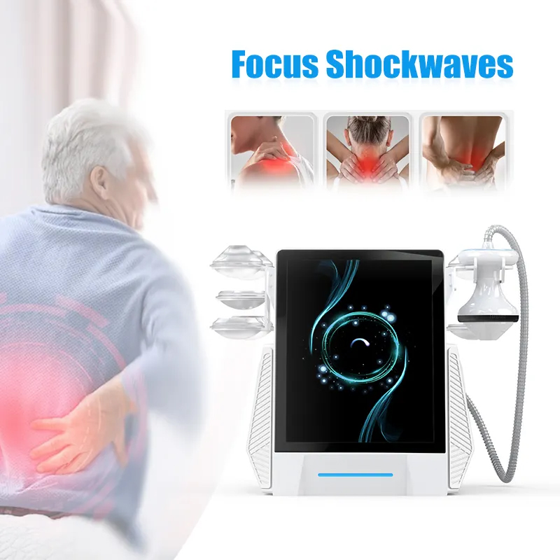 Extracorporeal Focused Shockwave Therapy Machine ESWT Shockwave pain relief Physiotherapy Device