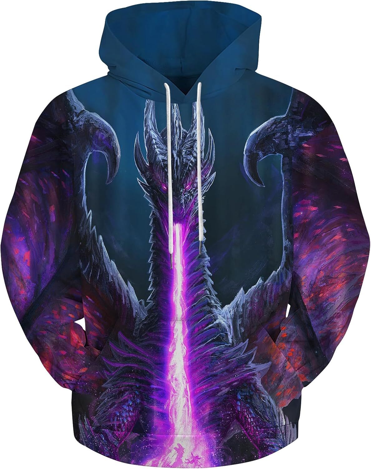 Hoodie for Mens Womens Mens Dragon Hoodie Sweatshirt for Men Boys, Coolall-match for Men, Soft Novelty Hoodies Graphic Hoodies sweatshirt Pullover Lon