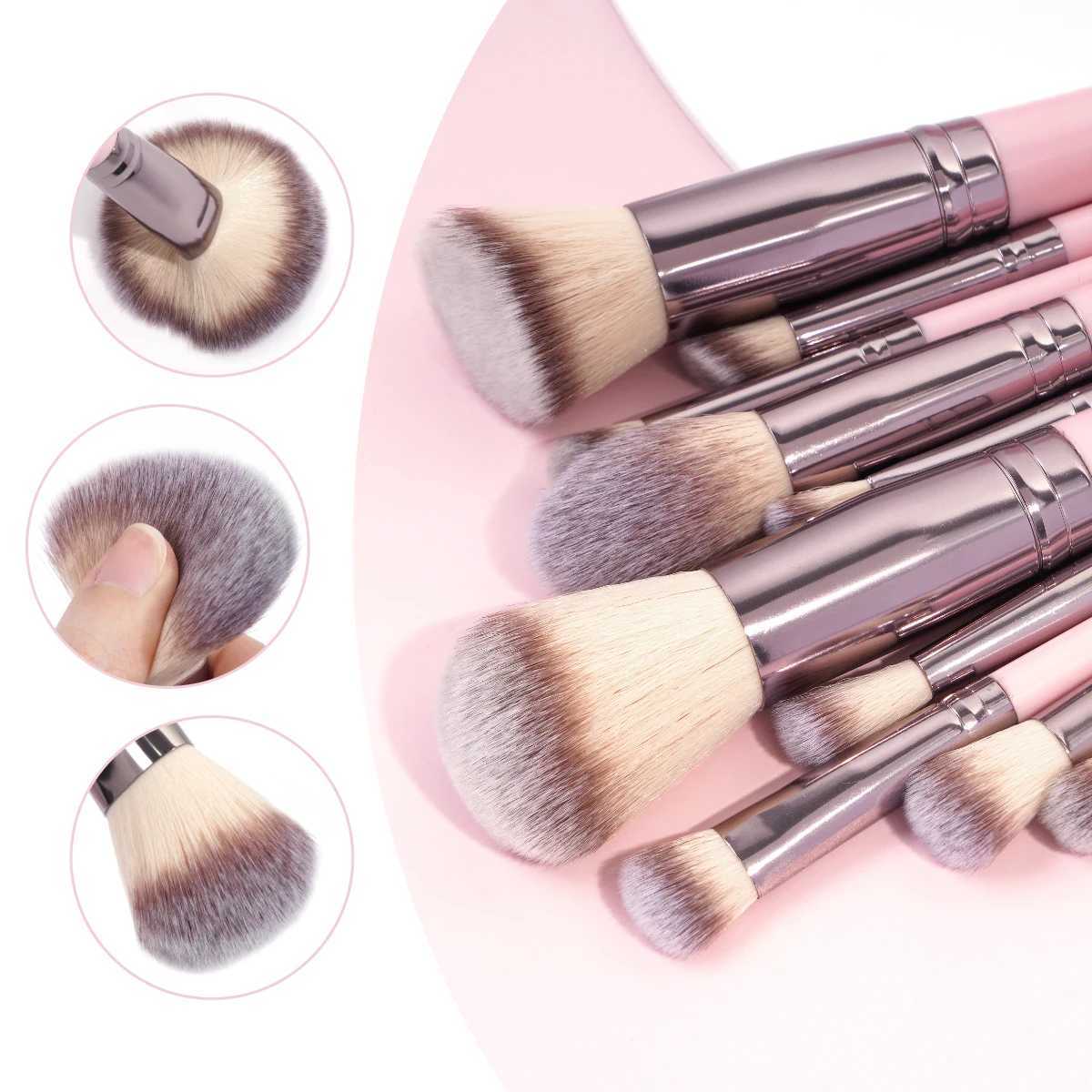 Makeup Brushes MAANGEL 45 Professional Makeup Brush Kit 30 Brushes 1 Velvet Bag 9 Makeup Sponge Wash Storage Bag Travel Gifts Beginners Q241024