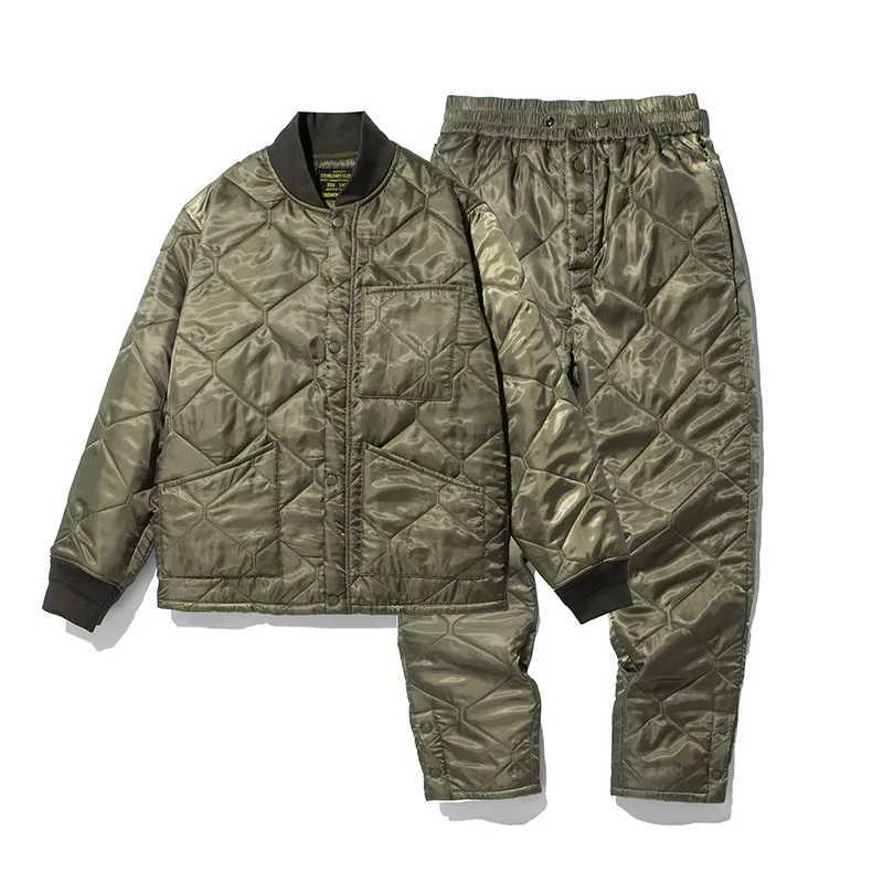 Winter New American Retro M65 Military Style Cotton padded Jacket Mens Fashion Thick Lined Casual LTI Pocket Jacket W241024