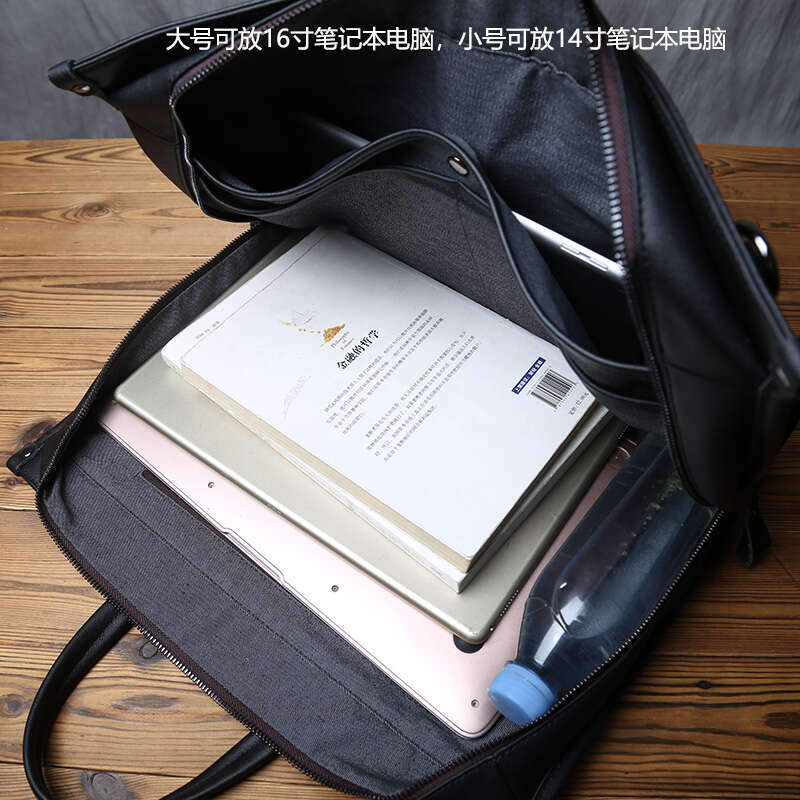 Genuine Men Briefcase Natural Cowhide Casual Handbag Soft Leather Business Shoulder Bag For 16 Inch Laptop