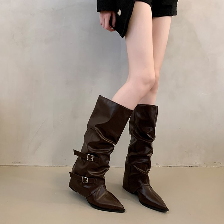 Winter Snow Boots 2024: Cozy Furry Cotton Shoes for Men and Women (Black) 5b1c