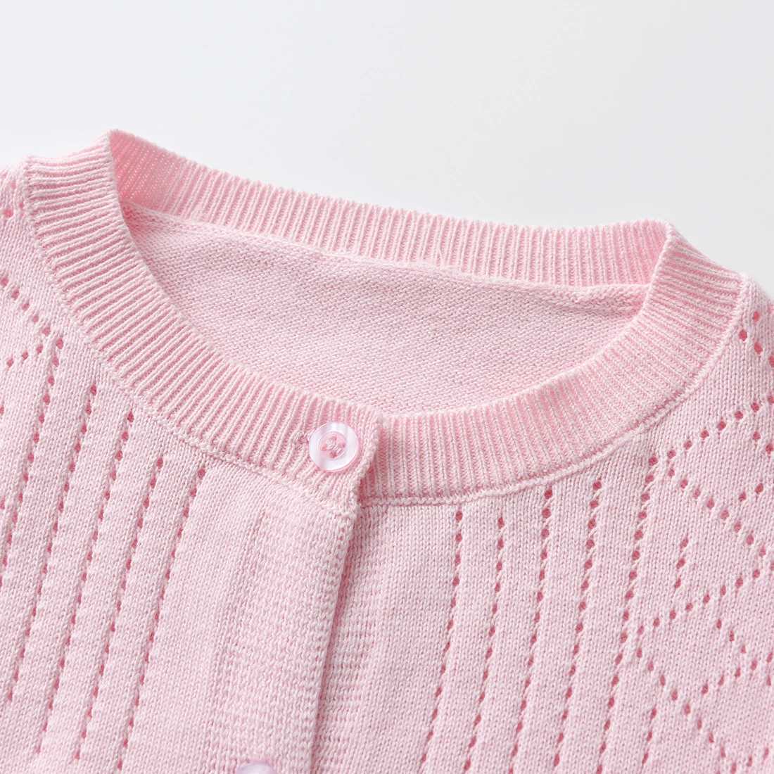 Spring and autumn children girls long sleeves hollow cardigans baby jackets baby coats W241025