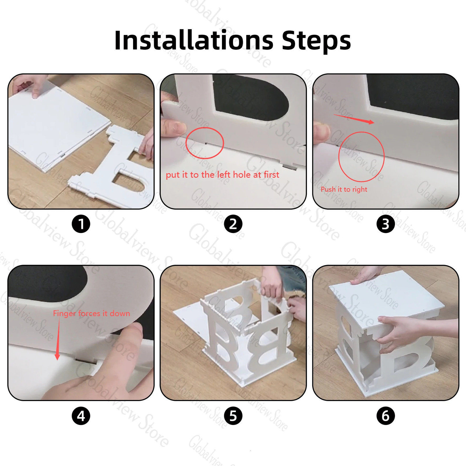 BABY Blocks Baby Shower Decoration Hollow Baby Cubes Letter A-Z Balloon Filling Boxes Foam Board First Birthday Party Decor 241024