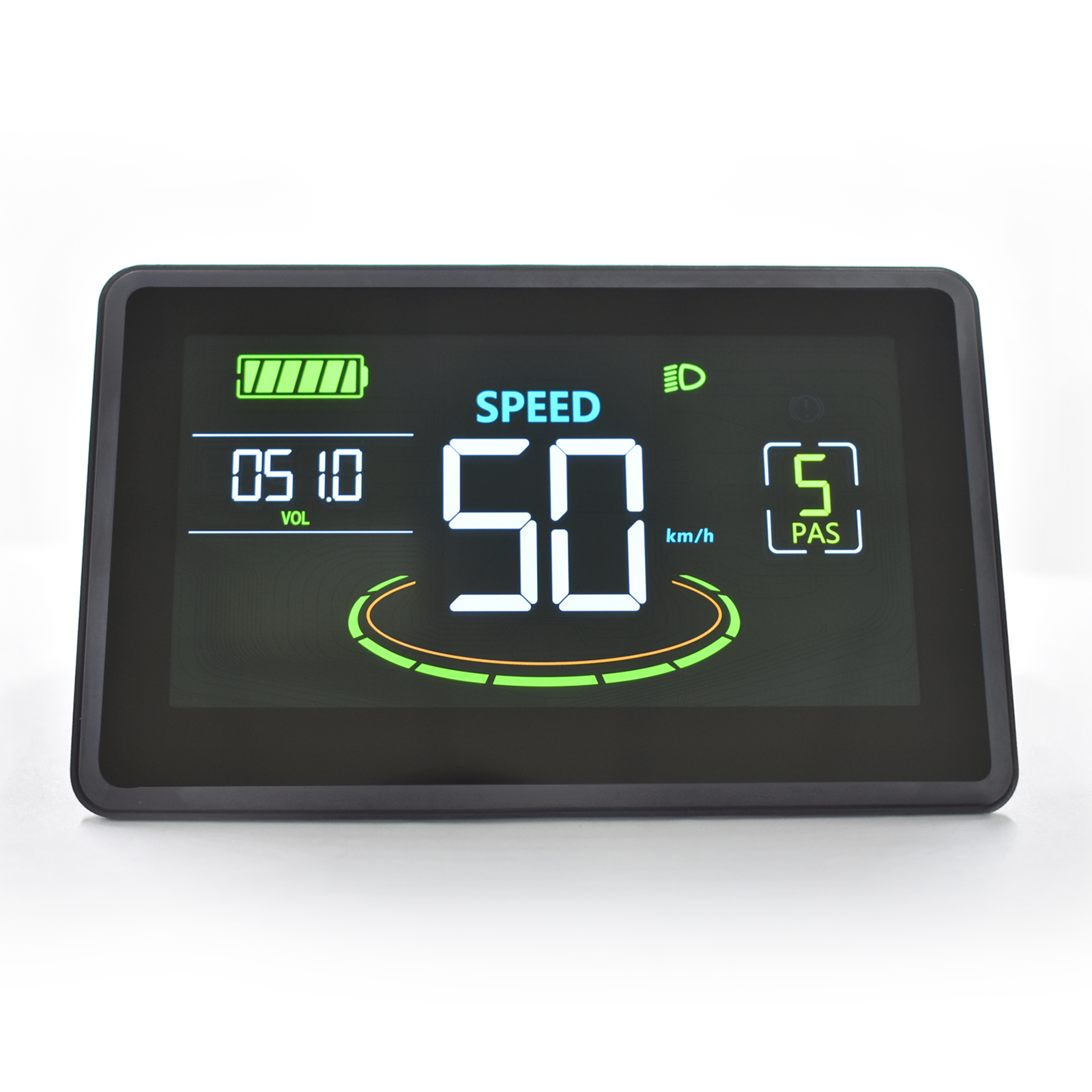Electric bike computer with LCD display for 24V-60V bicycles with USB for mountain electric.