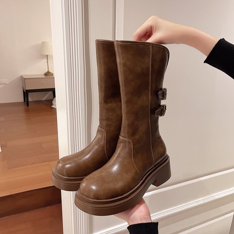 Winter Snow Boots: Warm Furry Cotton Shoes for Men and Women 68a9