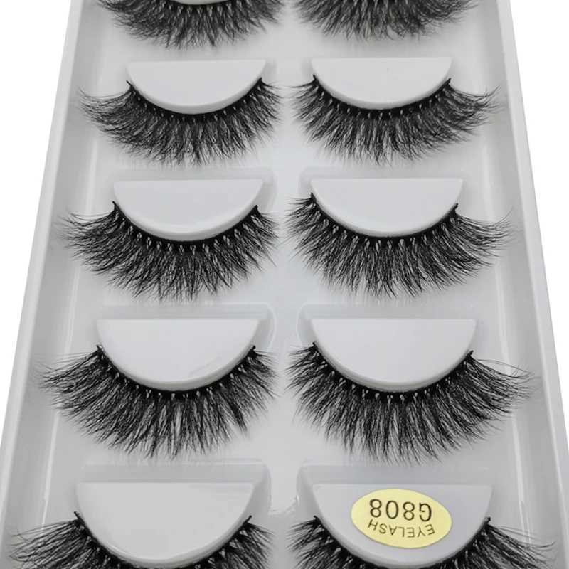 5/3 pairs of eyelash makeup soft and fluffy eyelashes false eyelashes dramatic 3D eyelashes eyelash extension 3D cilia false eyelashesW241024