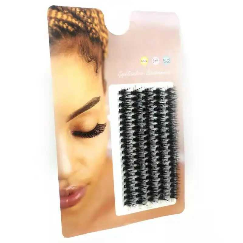 160/100/60Pcs Cluster Professional Make Up Individual Eyelashes Grafting False Eyelashes Lash Extension Individual Eyelash NewW241024