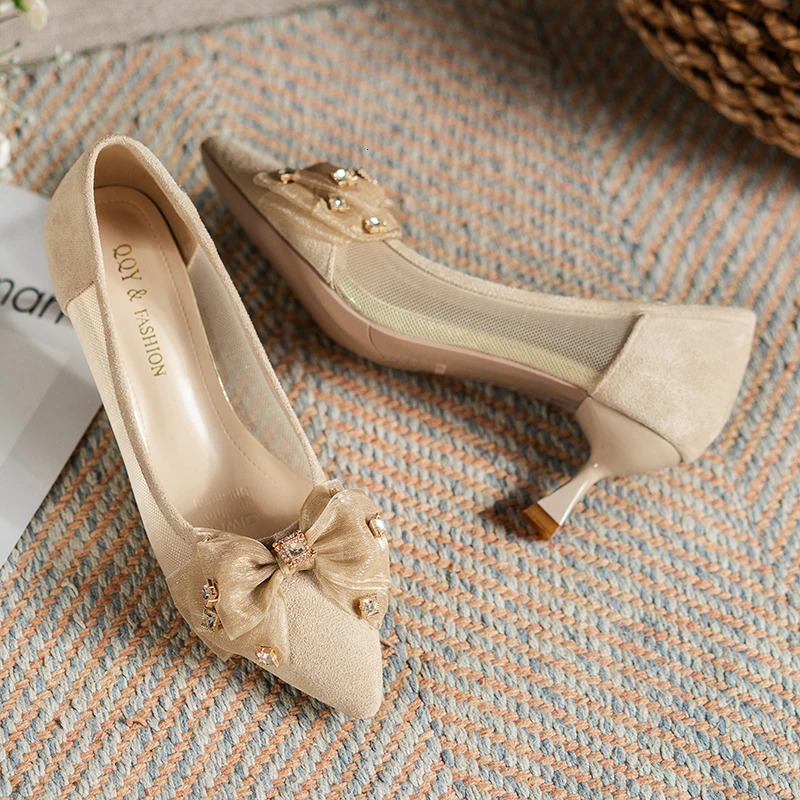 Italian shoe and bag matching set Zapatos De Mujer Zapato Tacon Bajo Mujer 2024 womens shoes Tacones Mujer 241024