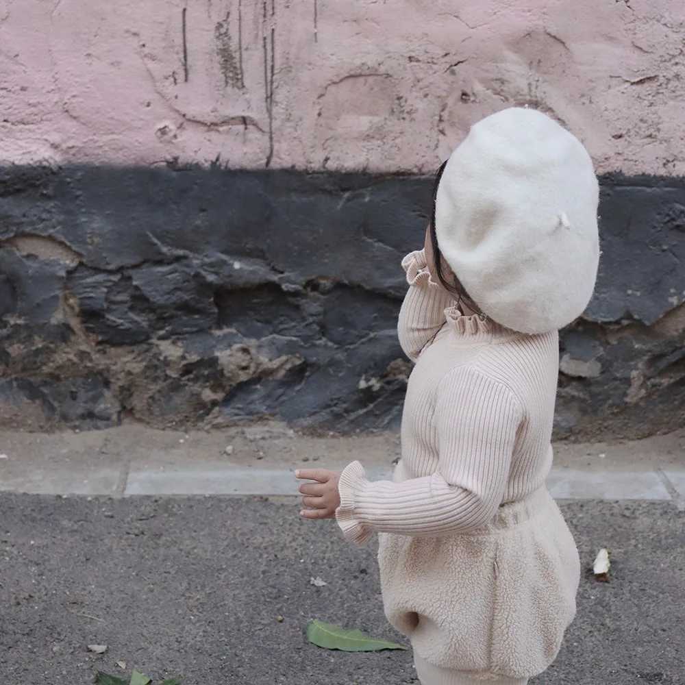 0-6Yrs Baby Boys and Girls Knitted Sweater 2024 New Collection for Preschool and Baby Knitted Soft Spring Long Sleeve Baby Pullup Top W241025