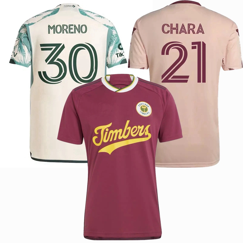 Player Fans version Portland Soccer Jerseys 2023 2024 2025 Timbers MORA EVANDER AYALA CHARA MORENO McGRAW MOSQUERA 24 25 football men and kids shirt