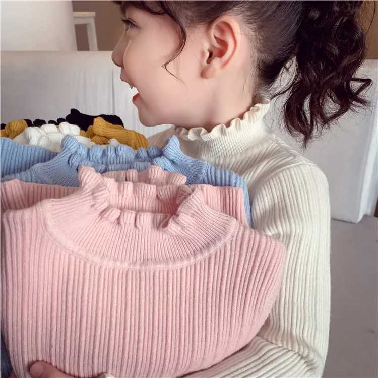 2022 Ins New Winter Fashion Baby Girls Pullover Sweaters Autumn Girls Jumpers Pullover W241025
