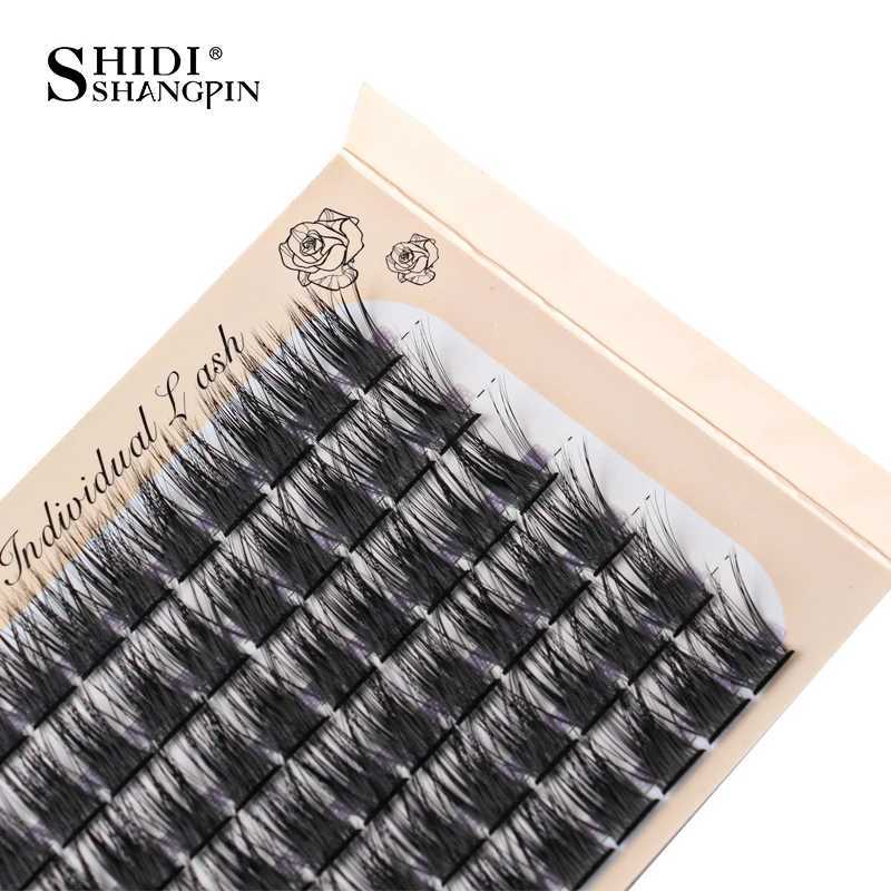 6 rows of 72 clusters of personal false eyelashes 10/12/14mm Wispy fluffy false eyelash makeup tool eyelash extension tool CiliosW241024