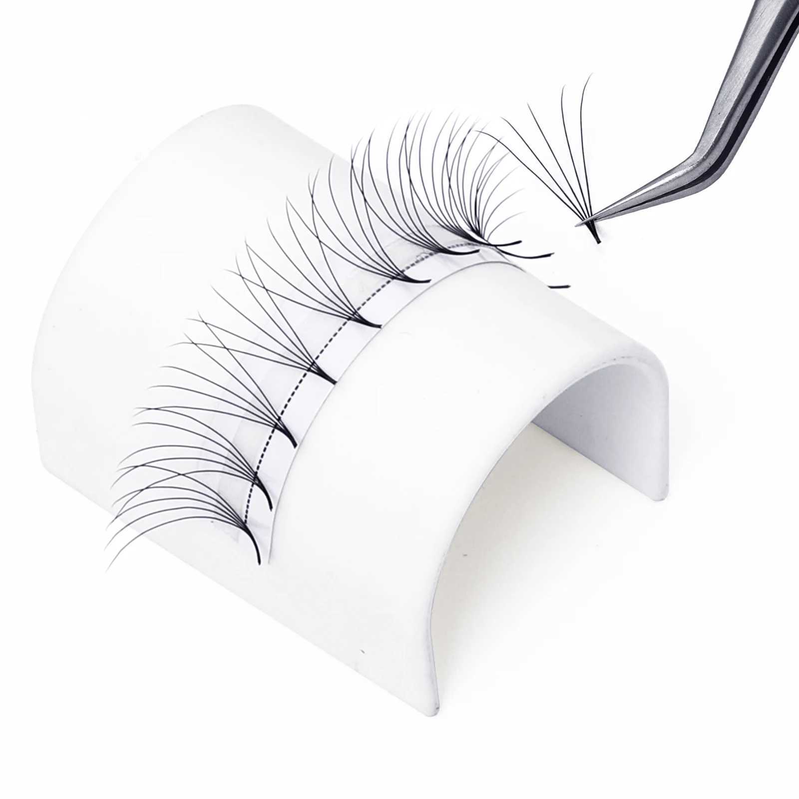 Gemerry Prefabricated Fan Eyelash Extension 6D 8D 9D 10D 16D 20D Short Handle False Eyelash Soft Russian Curl Artificial Mink EyelashW241024