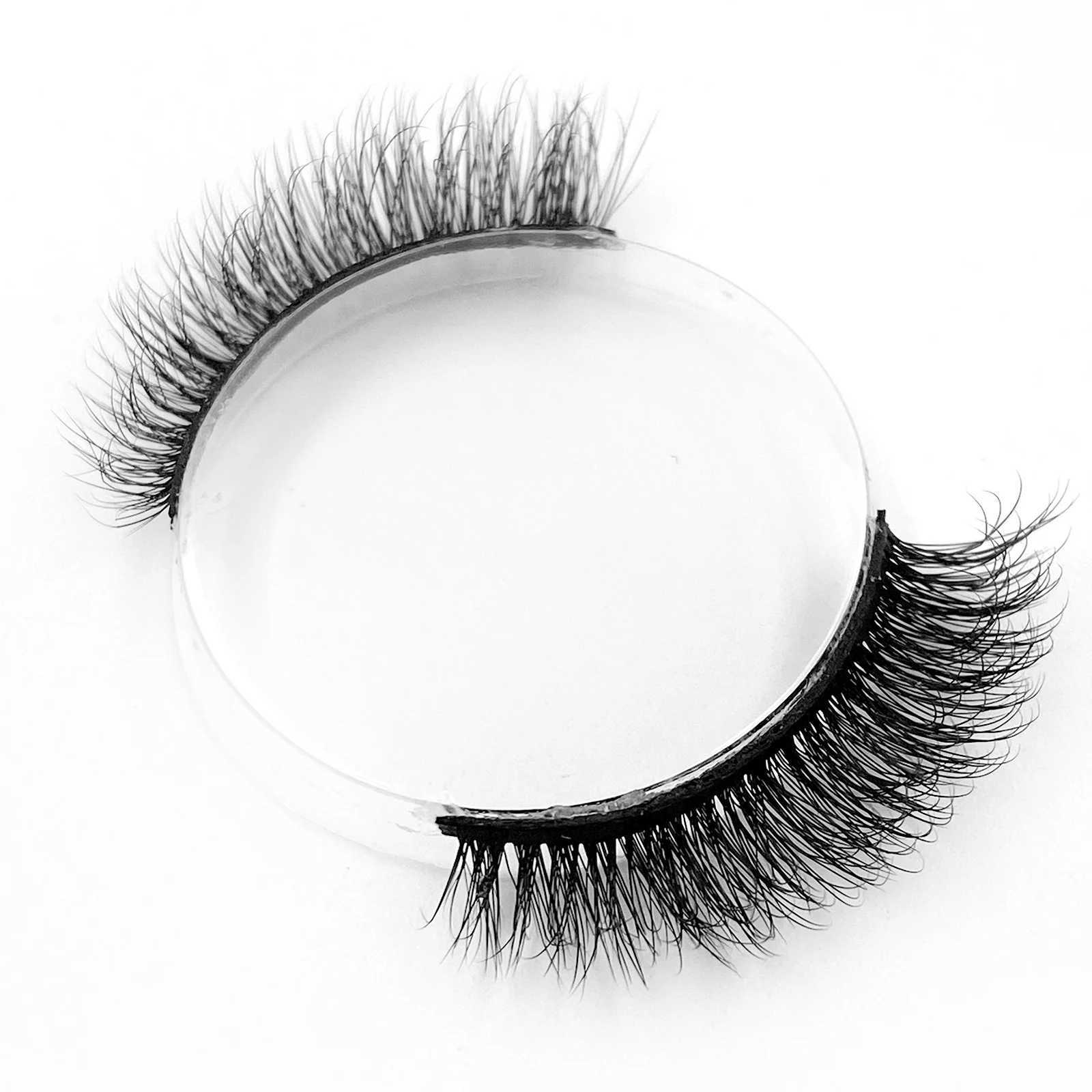 Half Eyelash 10 Half Eyelash Soft Natural Cat Eyelash Makeup Tool False Eyelash Extension Fluffy Artificial RollW241024