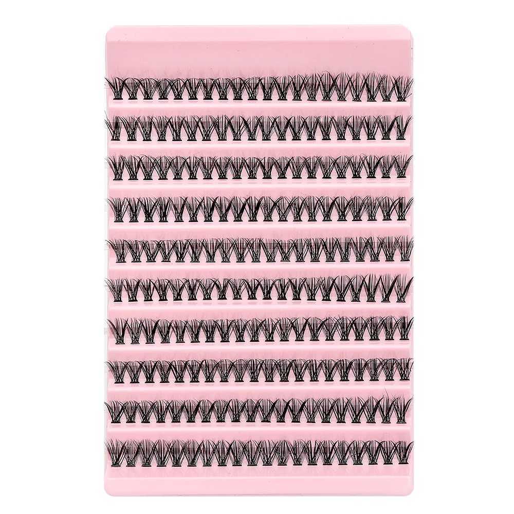 40/30/20/10D false eyelash clusters 100/200Pcs volume personal eyelashes Wispy fluffy eyelash clusters eyelash extension makeupW241024