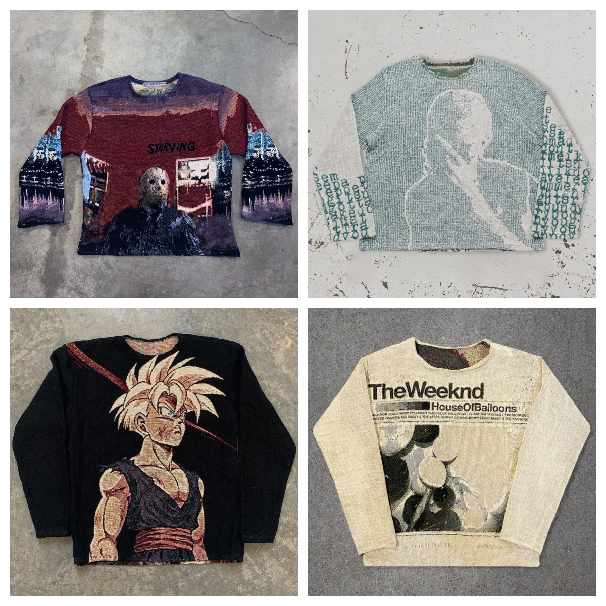 Men's Sweaters Breathable American Street Hip-hop Letter Print Graphic Shirt Patchwork Long-sleeve T shirt Design Casual crew-neck Designer Y2K Size S-3XL hoodie