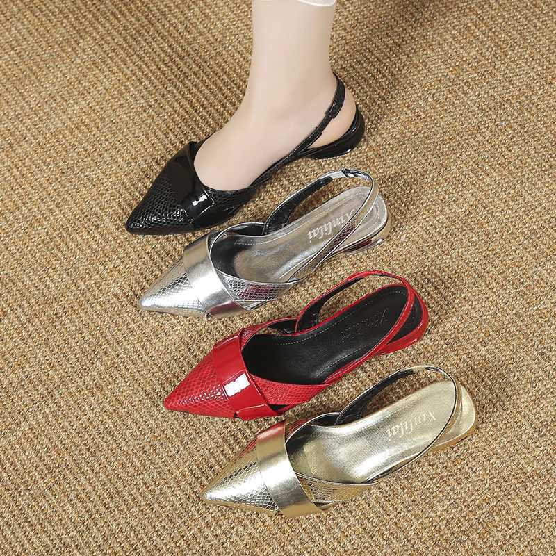 New Arrival Beautiful mid high heel hollow toe sandals with a brand new style solid color summer camisole shoes fashionable womens sandals T250110