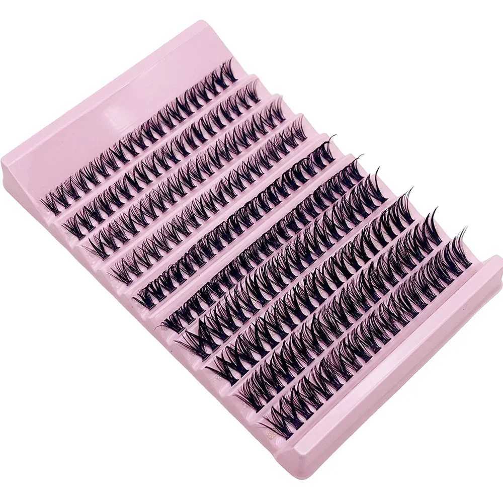 Personal eyelashes 8-16mm 200pcs cluster eyelashes natural appearance mixed tray DIY eyelash extension curl eyelash cluster eyelash lengthW241024