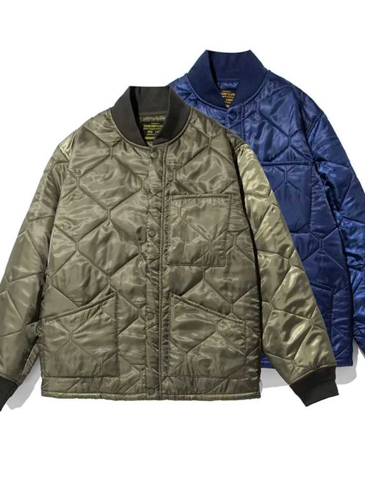 Winter New American Retro M65 Military Style Cotton padded Jacket Mens Fashion Thick Lined Casual LTI Pocket Jacket W241024