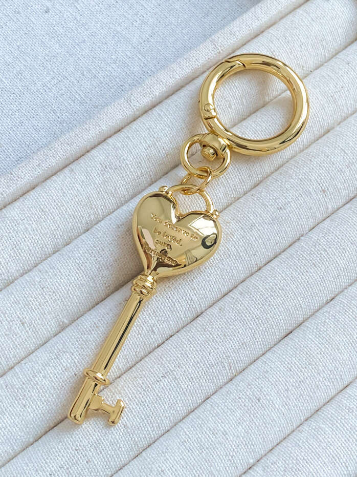 blogger's fashionable love lock keychain bag hanging decoration couple keychain accessories A gift for girl