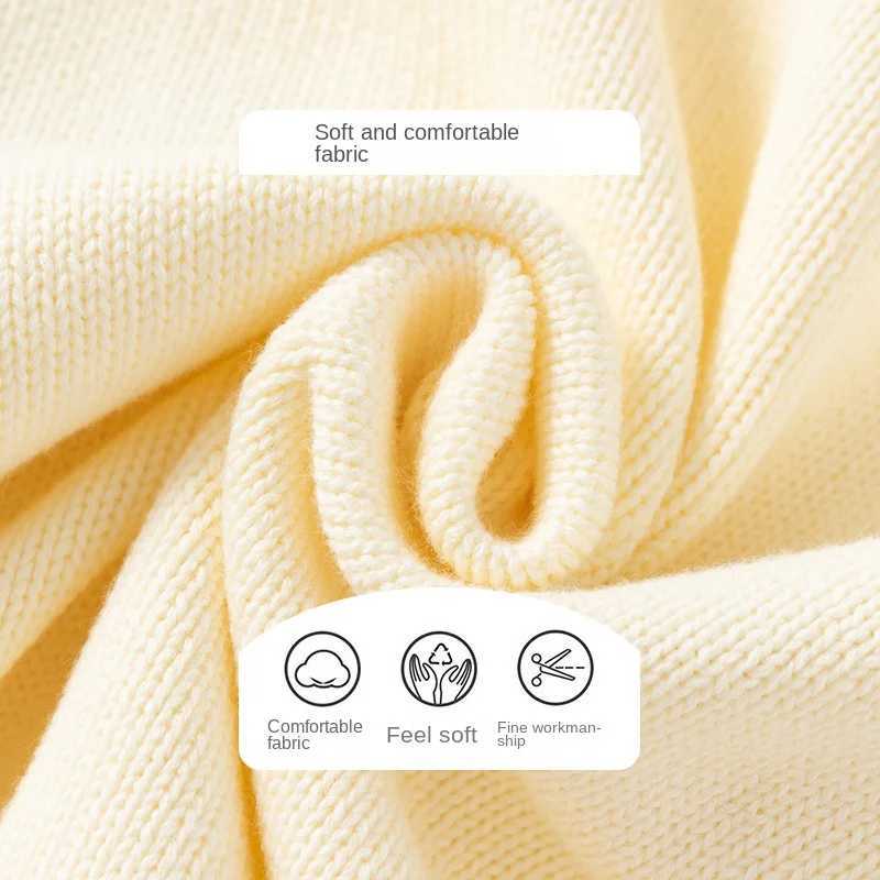 Autumn and winter childrens girls cardigan wool sweater cotton knitted flower embroidered lapel long sleeved baby girls sweater childrens girls coat W