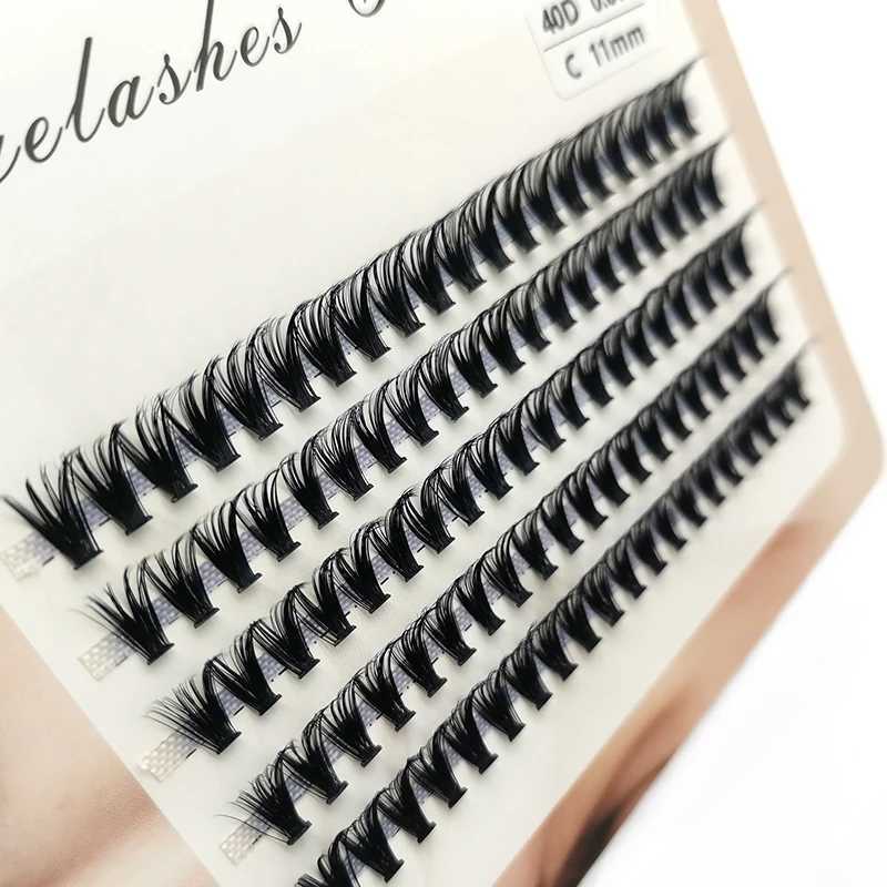 40/30/20/10D false eyelash clusters 100/200Pcs volume personal eyelashes Wispy fluffy eyelash clusters eyelash extension makeupW241024
