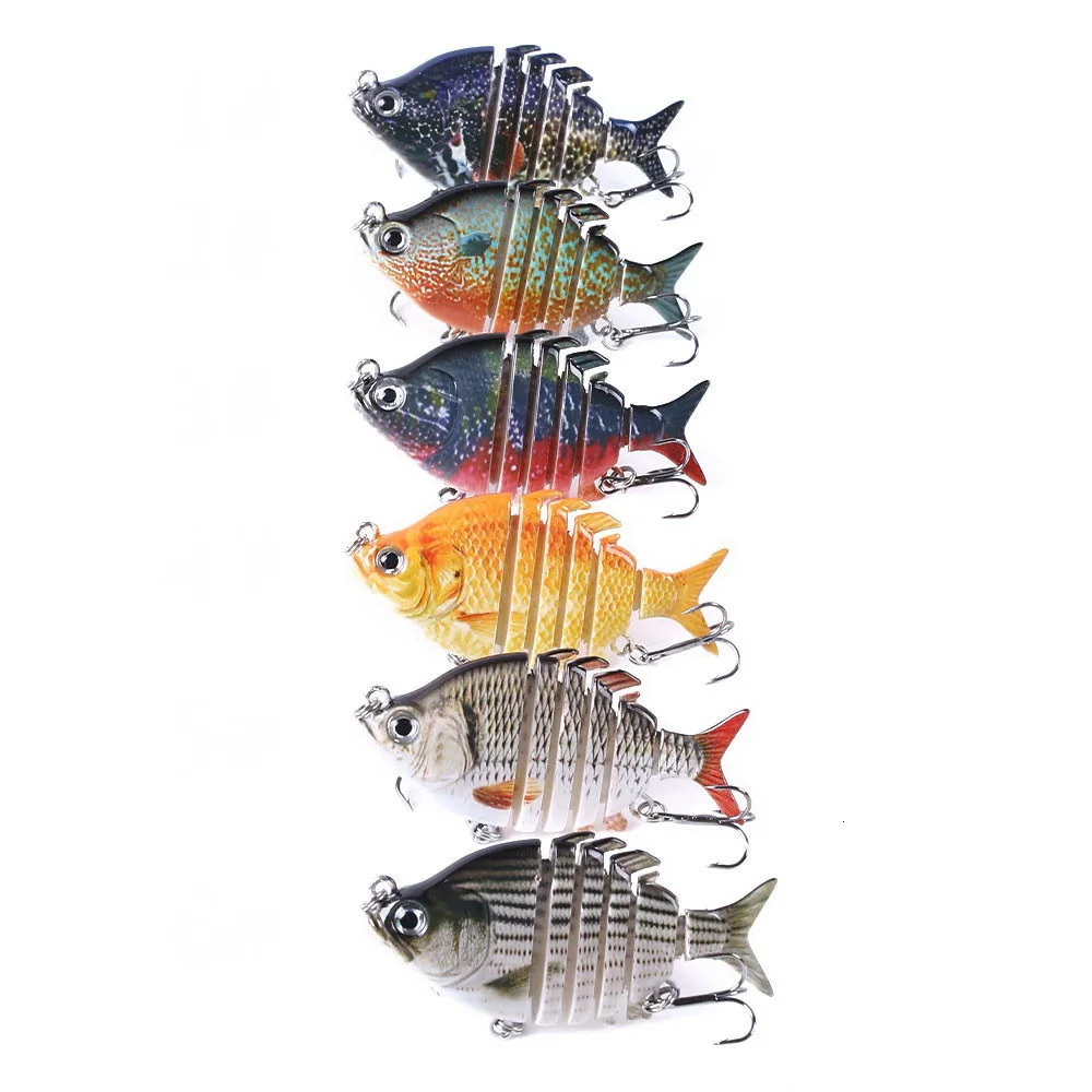 6m 93g Lifelike Tilapia Swimbait Fishing Lures Hard Bait Lure With Treble Hook Multi Jointed For Bass Tackle 241024