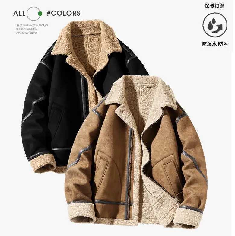 Mens brand clothing cashmere Parka mens casual jacket Windbrr Flce cashmere coat Parka casual jacket fashion Parka W241024