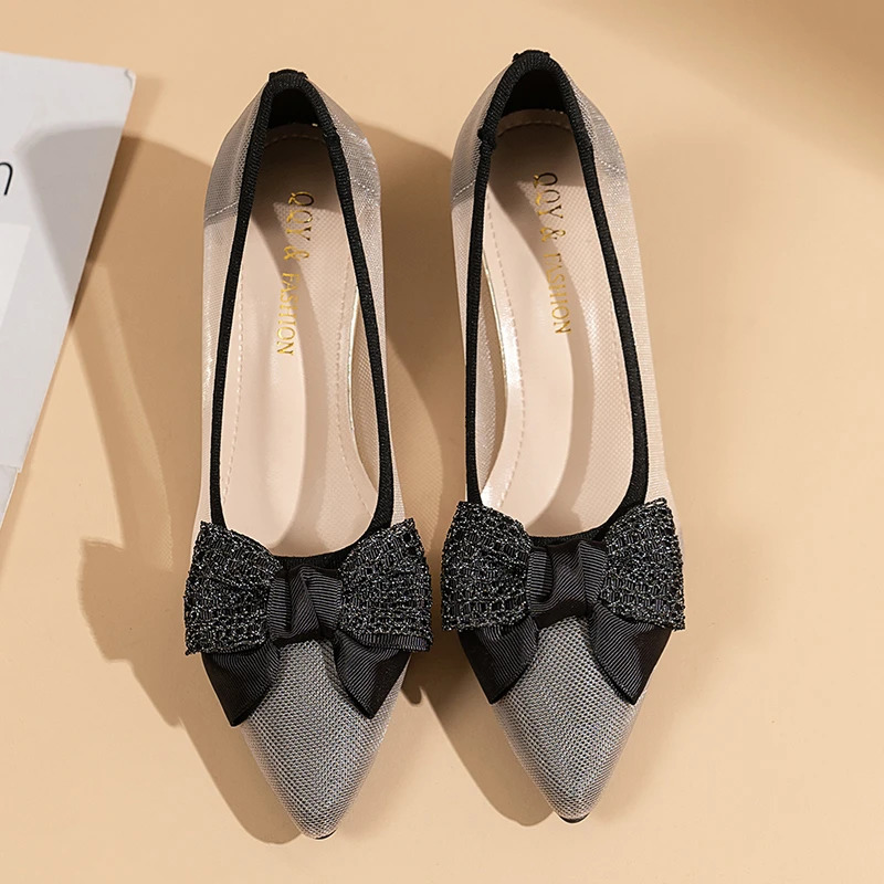 2024 summer mesh breathable fashionable casual shoes keep feet cool and comfortable Zapatos Mujer high heels 241024