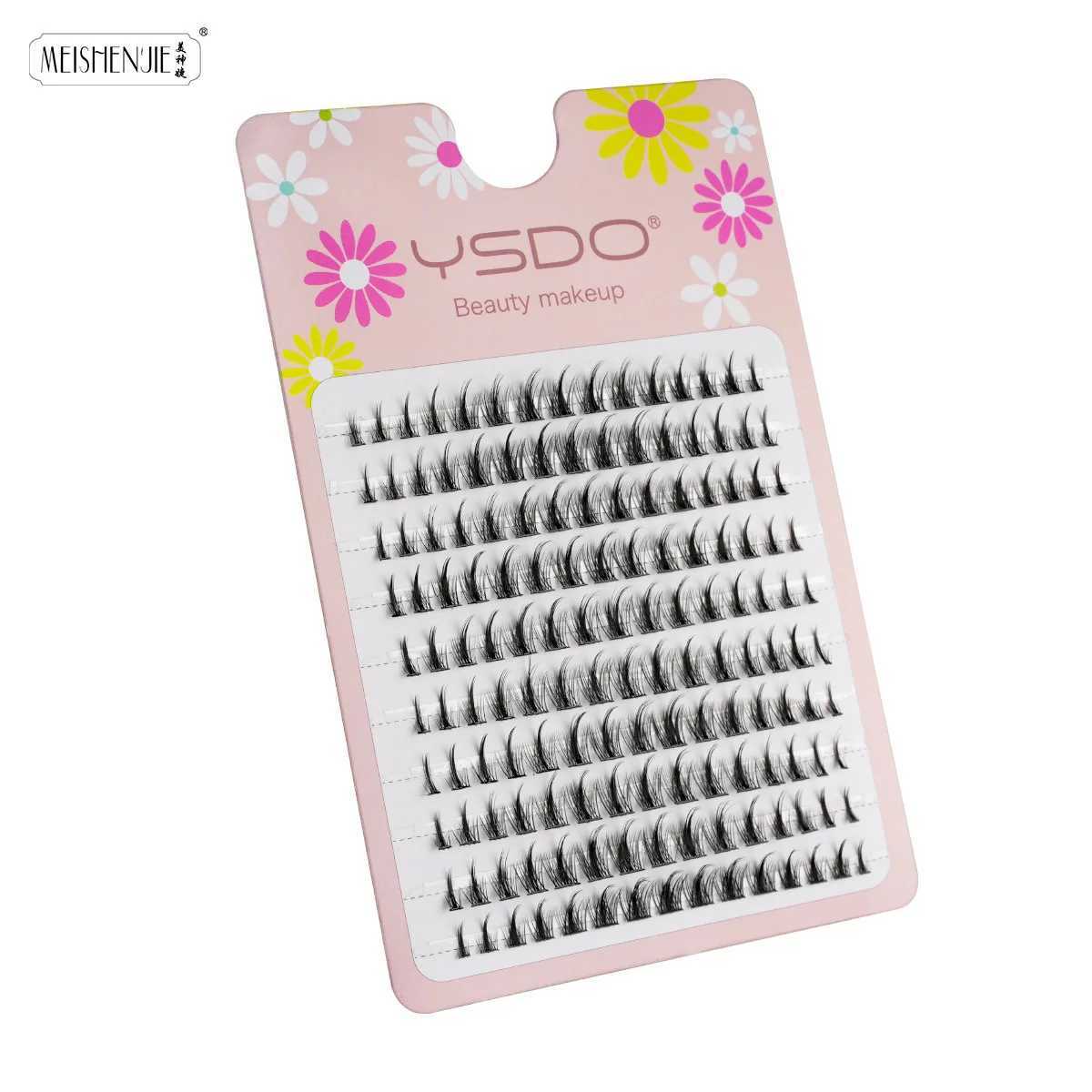 New 10 row personal eyelash natural appearance DIY cluster eyelash reusable extended comic eyelash makeup tool artificial Cils maquillajeW241024