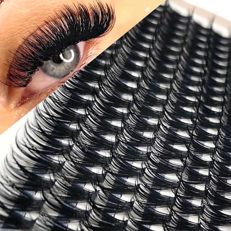 New 8/5 rows 10D 20D 30D 40D eyelash extensions 160/100Pcs personal eyelash clusters 8-16mm natural thick Russian eyelashesW241024