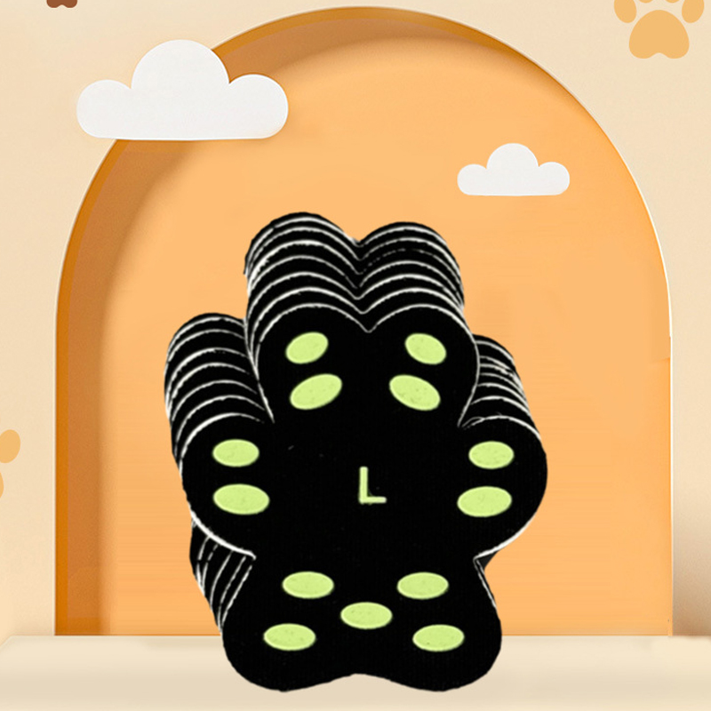 Breathable invisible foot insoles outdoor dog walking paw protection talisman pet dog foot stickers anti-slip paw stickers wholesale