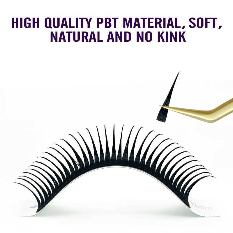 NATUHANA Wet Eyelash Extension 0.07mm Sharp Eyelash Manga Wispy Role Playing Lash FluffyW241024