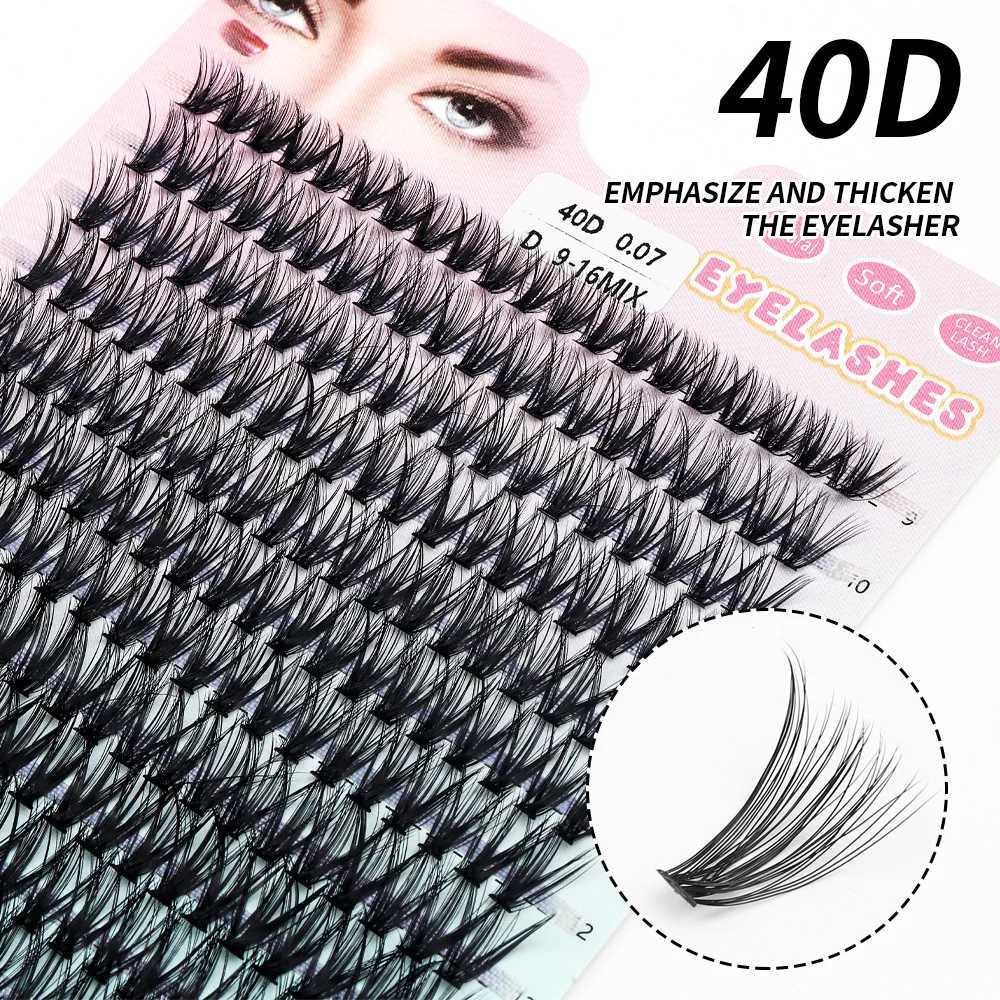 Personal eyelash extension false eyelash cluster natural Cilia mink eyelashes DIY 10D 20D 30D 40D 9-16mm 280 bundlesW241024