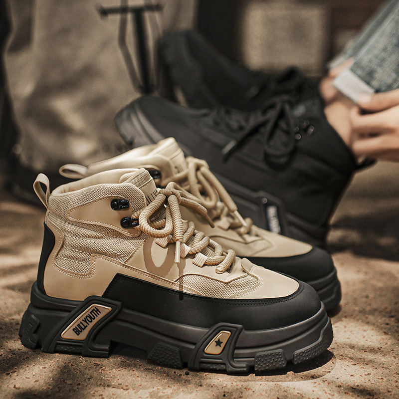 Winter Snow Boots 2024 - Men's & Women's Warm Cotton Shoes (Black) 7757