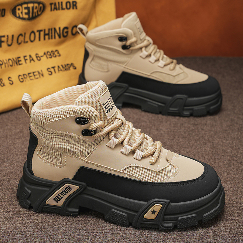 Winter Snow Boots 2024 - Men's & Women's Warm Cotton Shoes (Black) 7757