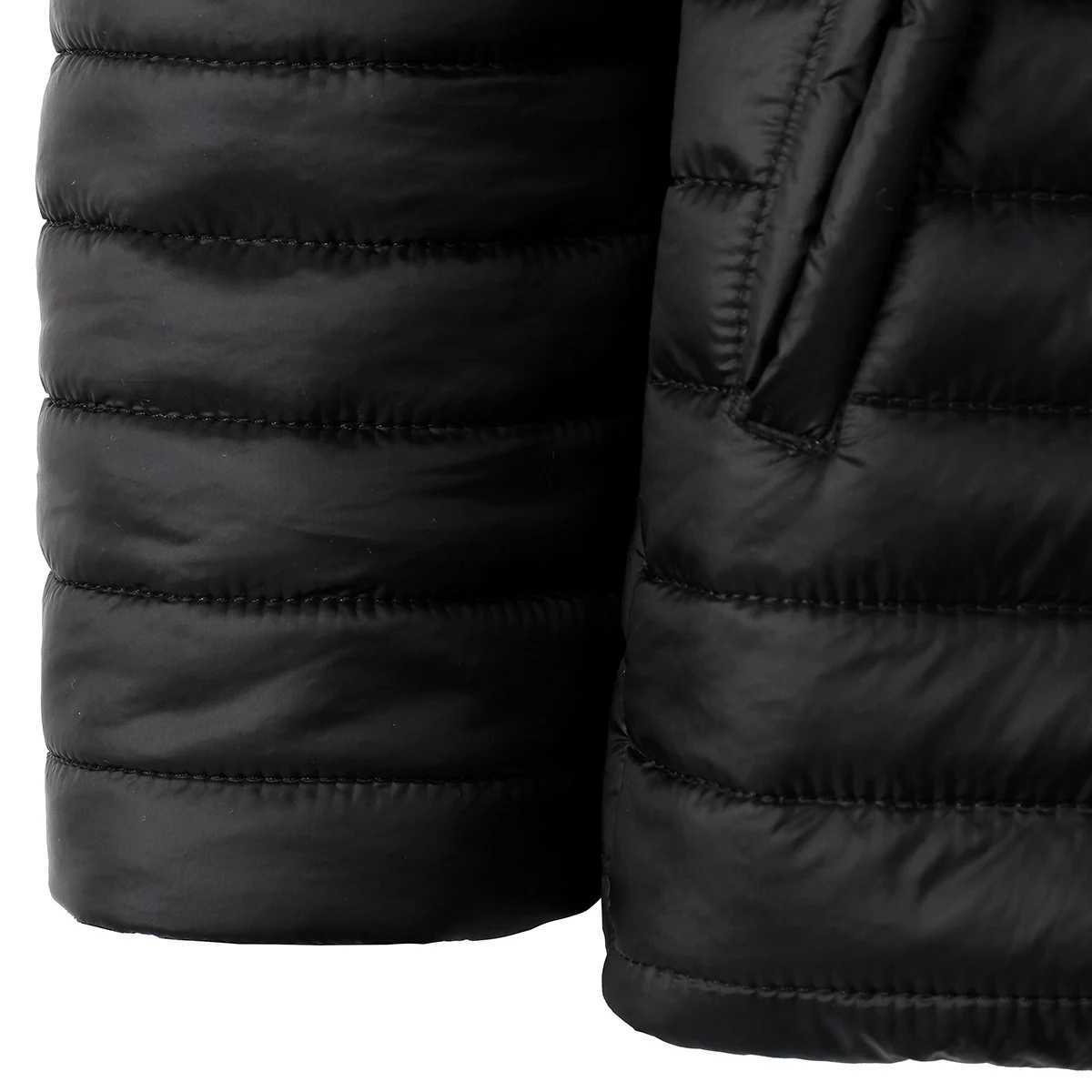 Mens Quilted Jacket Kp Warm Parsnip Zipper Pocket Autumn Winter Casual Mens Running Sports Style Mens Jacket W241024