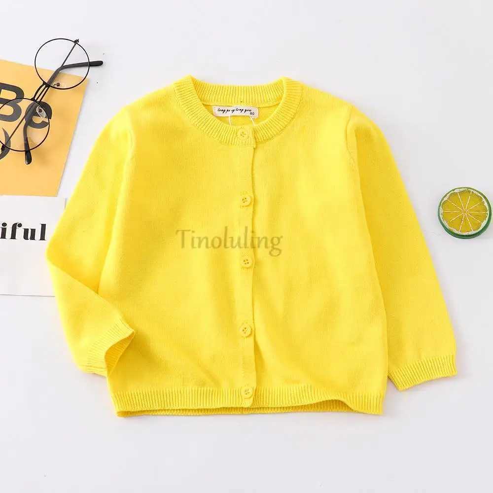1. 2 3 4 5 6 7 8 9 year knitted cotton cardigans suitable for girls boys children sweaters solid cardigans W241025