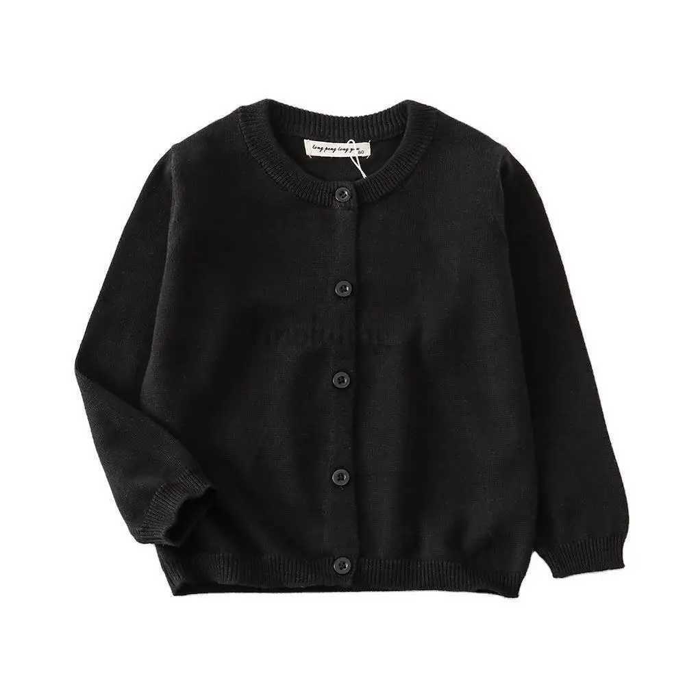 1. 2 3 4 5 6 7 8 9 year knitted cotton cardigans suitable for girls boys children sweaters solid cardigans W241025