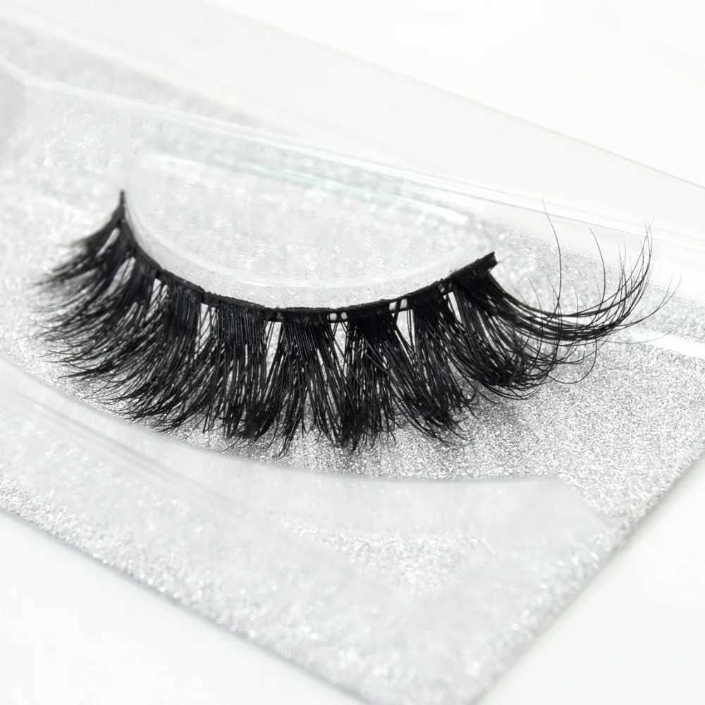 Visofree 3D mink eyelashes high volume handmade mink false eyelashes thick full lashes cruel and cilia free stickersW241024