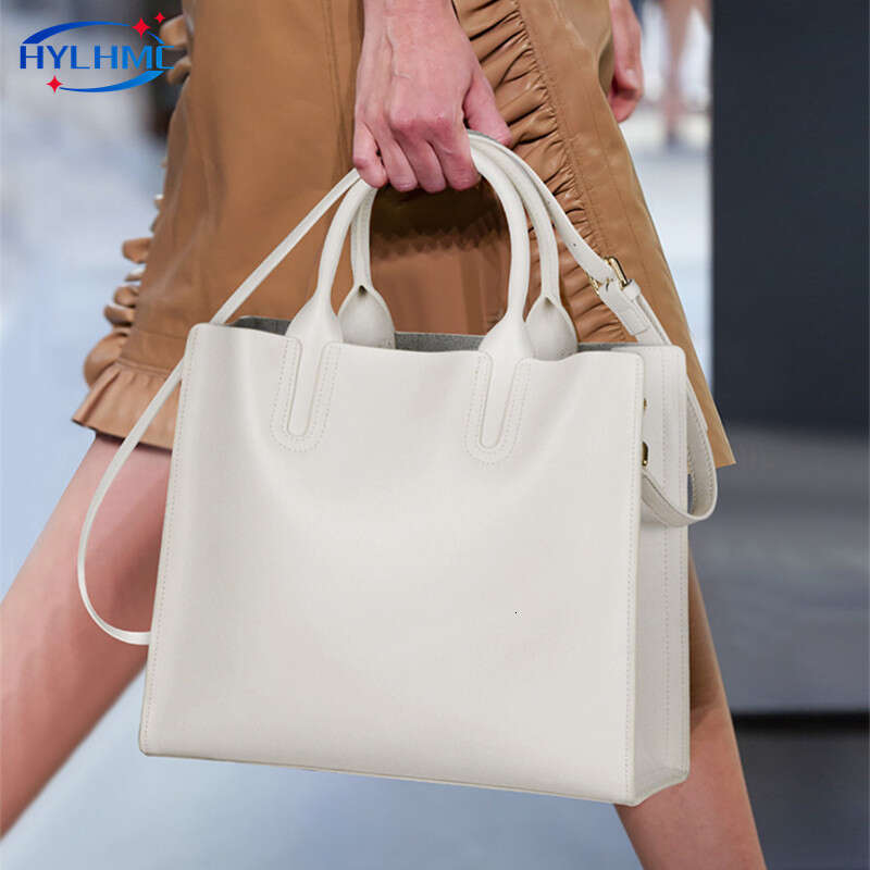 Genuine Leather Women's Handbags Female Business Tote Large Capacity A4 File Package Bag Lady Shoulder Messenger Bags