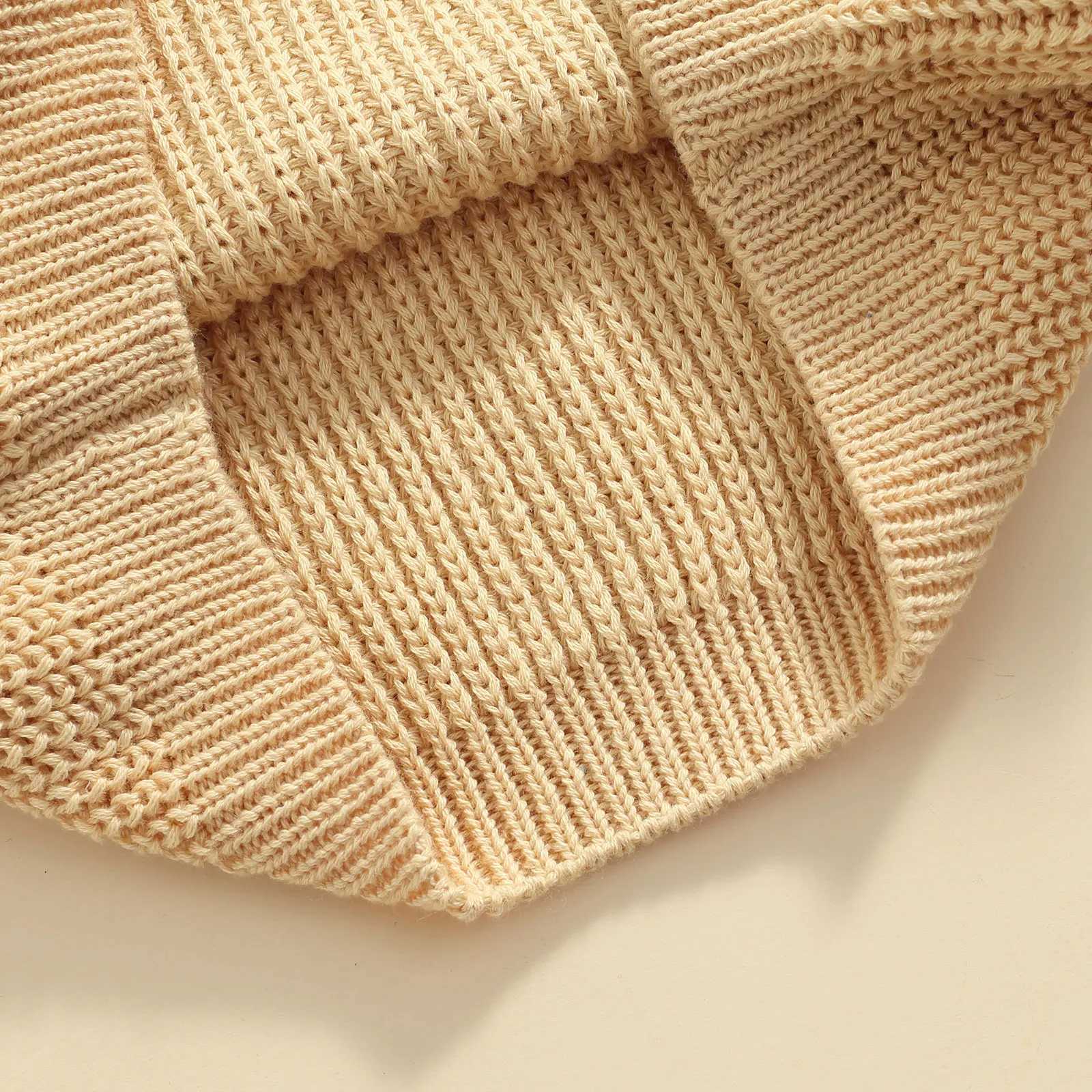 0-9M Autumn New Baby Boys and Girls Clothing Baby Sweater Preschool Knitted Sweater Newborn Knitted Long Sleeve Cotton Baby Zipper Top W241025