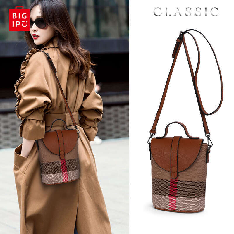 Designer Bag Mini Lattice Canvas Crossbody Ladies Bag Leather Zipper Mobile Phone Bag Fashion Handbag Women Casual Small Shoulder Bag tote bag purse l