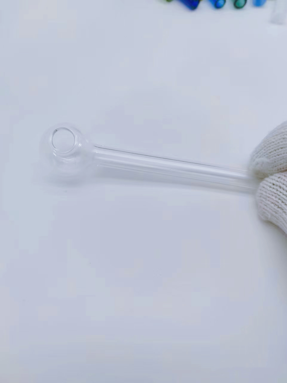 Large Capacity Elegant Glass Pipe with Integral Burner Available Sizes 10k #50-400